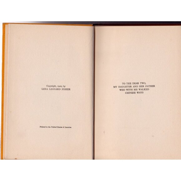 The River Dragon’s Bride, Lena Leonard Fisher, 1922 1st Edition w/ Dust Jacket - Picture 8 of 10